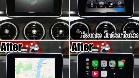 Android Box - Carplay AI Box xe Mercedes Benz C W205
